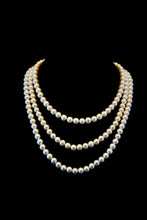 Load image into Gallery viewer, Long Pearl Necklace, Genuine Pearl Necklace, 60 Inches, 8mm AAA Pearl Necklace, Opera Pearl Necklace, Pearl Necklace
