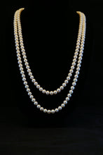 Load image into Gallery viewer, Long Pearl Necklace, Genuine Pearl Necklace, 60 Inches, 8mm AAA Pearl Necklace, Opera Pearl Necklace, Pearl Necklace
