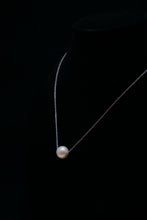 Load image into Gallery viewer, Extra Large 12mm Genuine Freshwater Pearl Necklace, AAA quality, Single Floating Pearl Necklace
