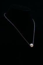 Load image into Gallery viewer, Extra Large 12mm Genuine Freshwater Pearl Necklace, AAA quality, Single Floating Pearl Necklace
